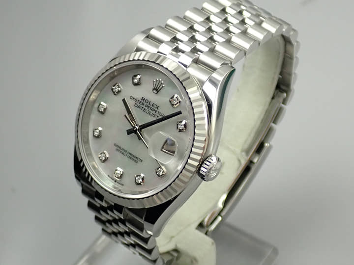 ロレックス デイトジャスト36 Ref.126234 シェル文字盤 中古 datejust-211 ジュビリーブレスレット