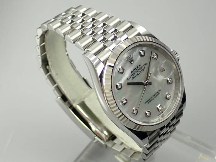 ロレックス デイトジャスト36 Ref.126234 シェル文字盤 中古 datejust-211 ジュビリーブレスレット