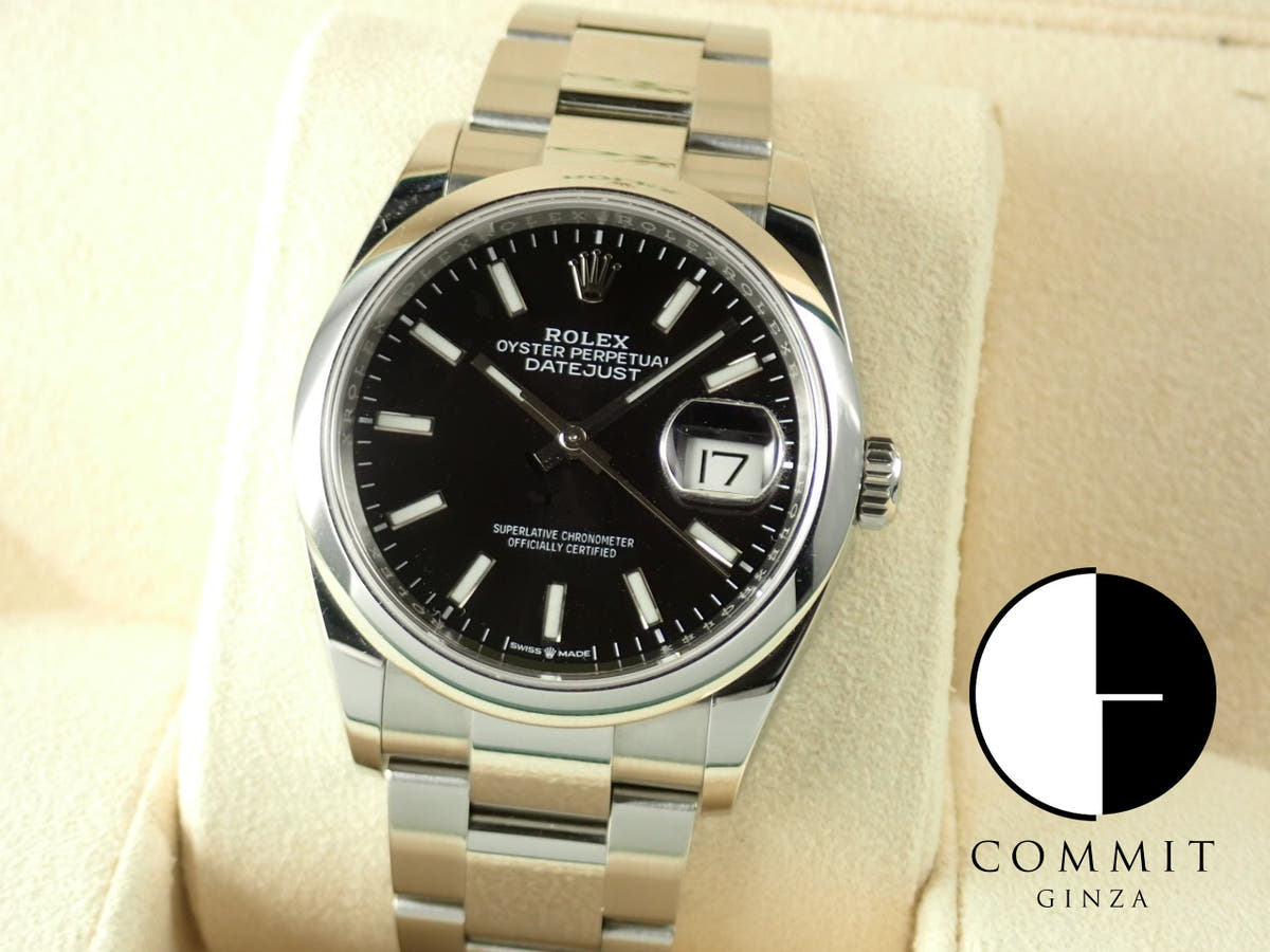 ロレックス デイトジャスト36 Ref.126200 ブラック文字盤 美品 datejust-219
