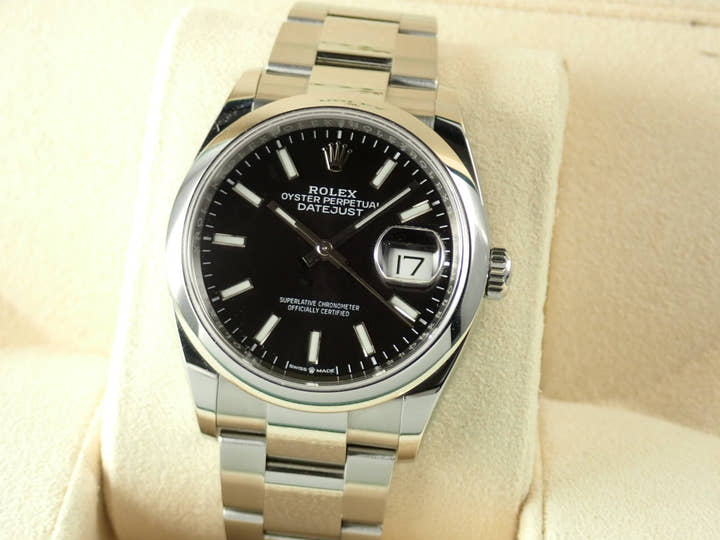 ロレックス デイトジャスト36 Ref.126200 ブラック文字盤 美品 datejust-219