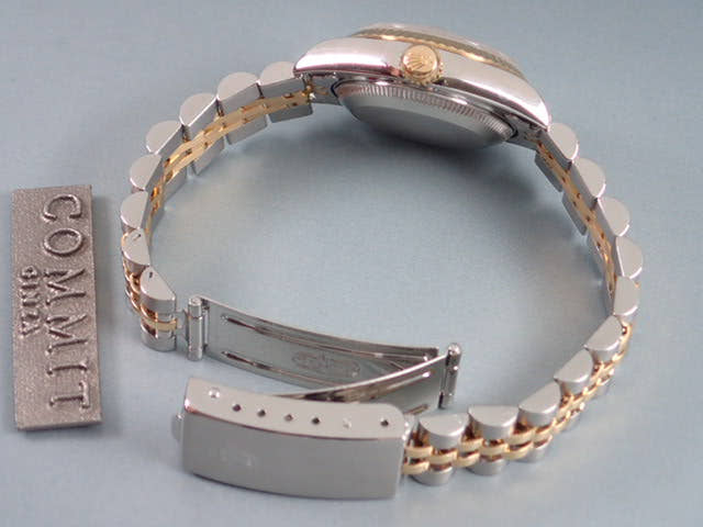 ロレックス デイトジャスト Ref.79173G ブラック文字盤 中古 datejust-22 ジュビリーブレスレット