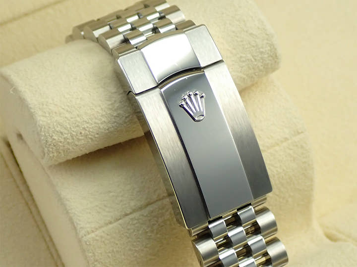 ロレックス デイトジャスト41 Ref.126334 ステンレススチール/ホワイトゴールド スレートx10Pダイヤ文字盤 ジュビリーブレスレット