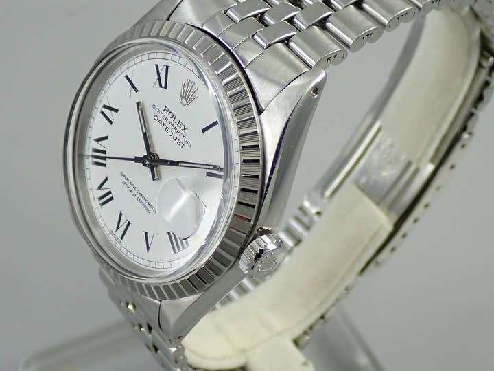 ロレックス デイトジャスト36 Ref.1603 ステンレススチール ホワイトローマン文字盤 ジュビリーブレスレット