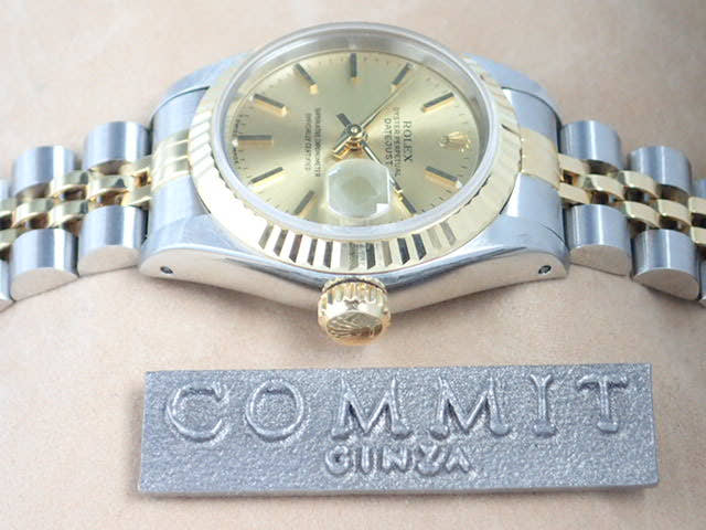 ロレックス デイトジャスト Ref.69173 シャンパン文字盤 中古 datejust-26 ジュビリーブレスレット