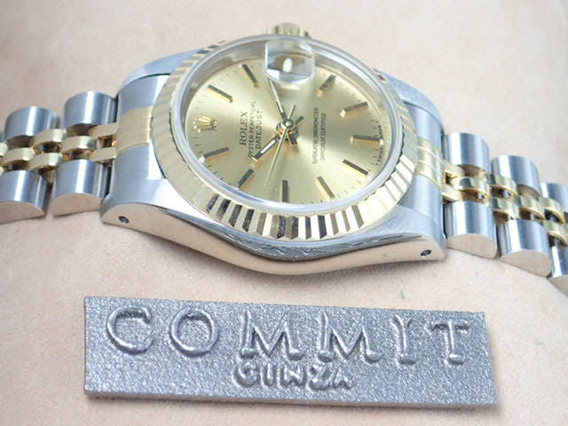 ロレックス デイトジャスト Ref.69173 シャンパン文字盤 中古 datejust-26 ジュビリーブレスレット