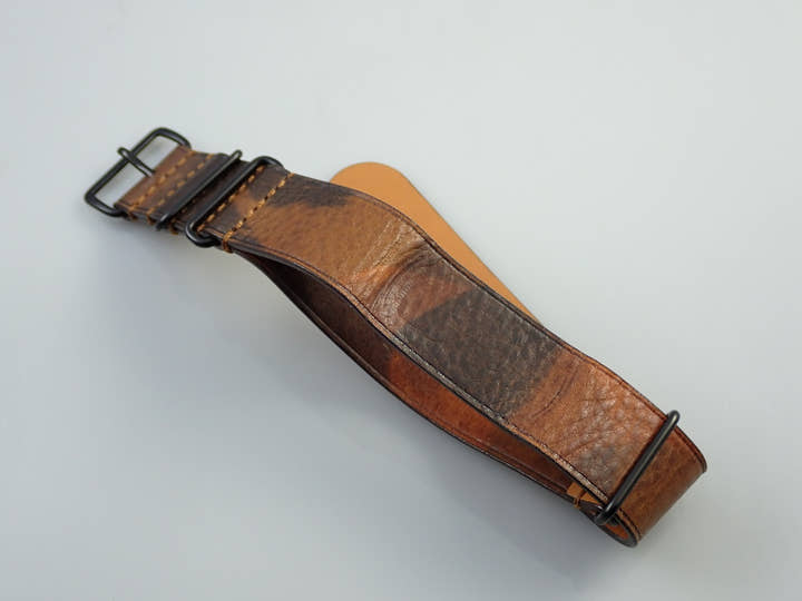 ロレックス デイトジャスト Ref.1601 イエローゴールド シャンパン文字盤 革ベルト