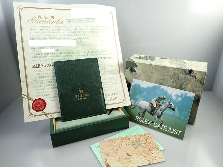 ロレックス デイトジャスト Ref.16014 ステンレススチール/ホワイトゴールド ボイラーゲージ文字盤 ジュビリーブレスレット