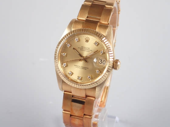 Rolex Datejust Ref.6827 Champagne Dial Used datejust-2