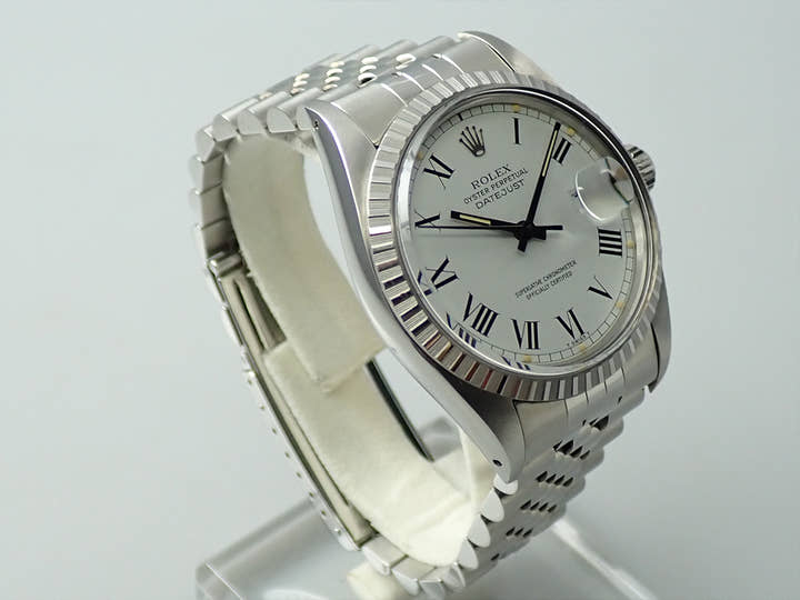 ロレックス デイトジャスト Ref.16030 ステンレススチール ホワイト文字盤 ジュビリーブレスレット