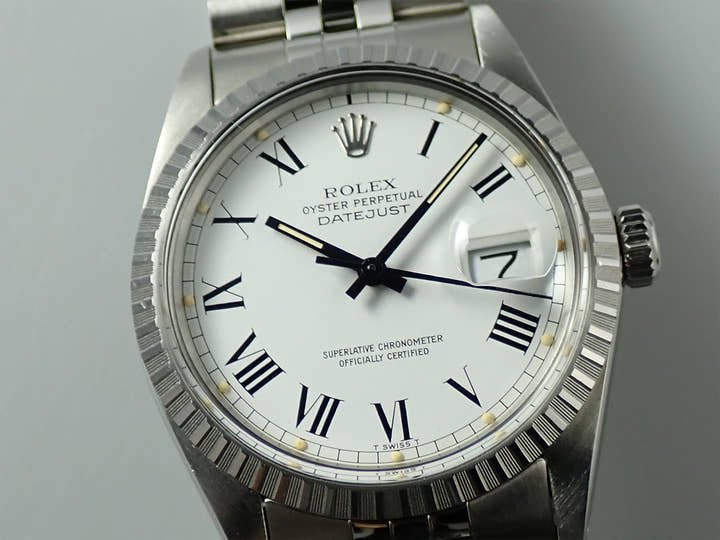 ロレックス デイトジャスト Ref.16030 ステンレススチール ホワイト文字盤 ジュビリーブレスレット