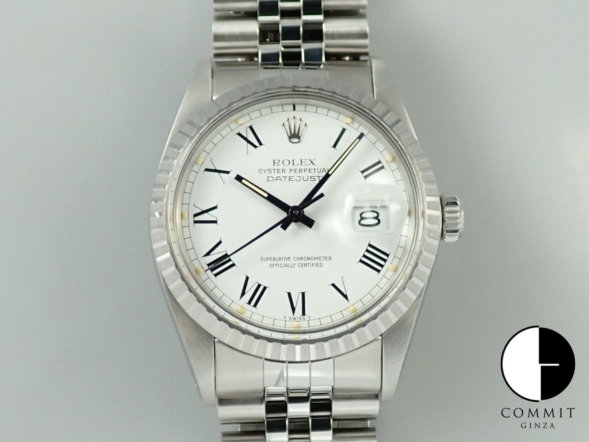 ロレックス デイトジャスト Ref.16030 ステンレススチール ホワイト文字盤 ジュビリーブレスレット