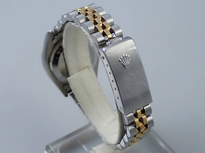 ロレックス デイトジャスト Ref.69173 ステンレススチール/イエローゴールド ブルージェダイト文字盤 ジュビリーブレスレット