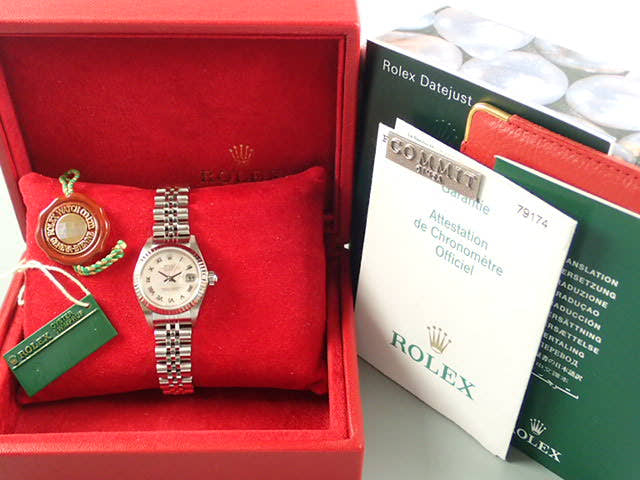 ロレックス デイトジャスト Ref.79174NRD デコレーションピンクシェル文字盤 中古 datejust-38 ジュビリーブレスレット