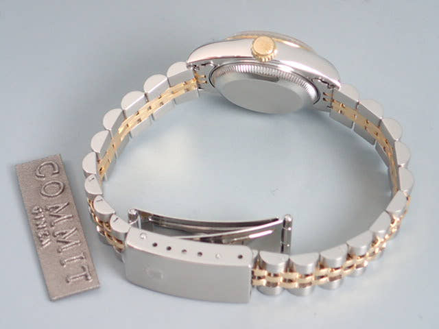 ロレックス デイトジャスト Ref.69173G ブラック文字盤 中古 datejust-45 ジュビリーブレスレット
