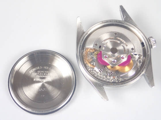 Pre-owned Rolex Datejust Ref. 1601 with silver dial and Jubilee bracelet (datejust-4).