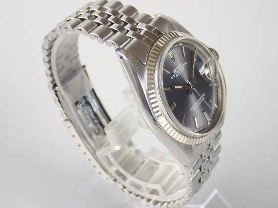 Pre-owned Rolex Datejust Ref. 1601 with gray dial and Jubilee bracelet (datejust-5).