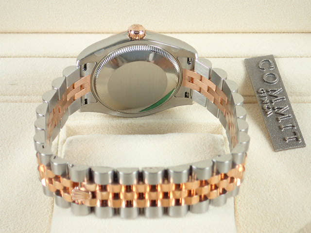 ロレックス デイトジャスト Ref.178271 チョコレートブラウンローマVIダイヤ文字盤 未使用 datejust-61 ジュビリーブレスレット