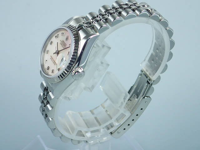 ロレックス デイトジャスト Ref.79174NA シェルアラビア文字盤 中古 datejust-62 ジュビリーブレスレット