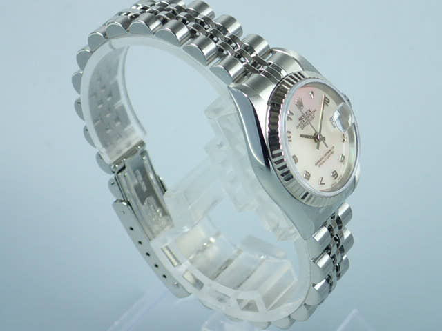 ロレックス デイトジャスト Ref.79174NA シェルアラビア文字盤 中古 datejust-62 ジュビリーブレスレット