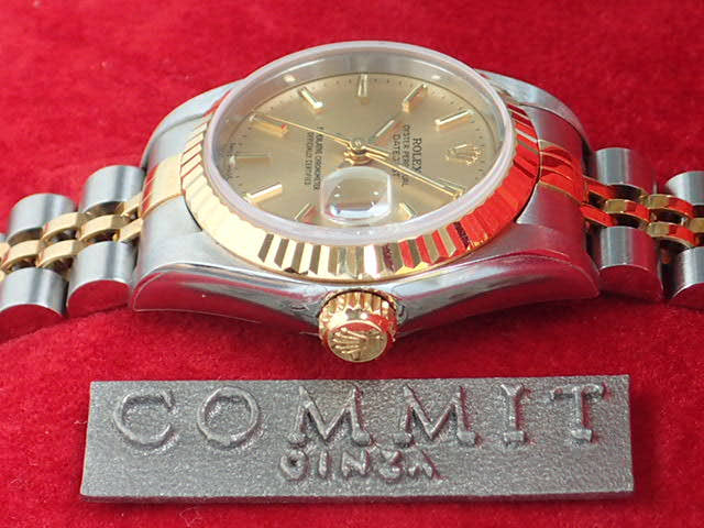 ロレックス デイトジャスト Ref.79173 シャンパン文字盤 未使用 datejust-71 ジュビリーブレスレット