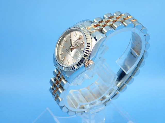 ロレックス デイトジャスト Ref.179171 ピンクバーインデックス文字盤 中古 datejust-94 ジュビリーブレスレット