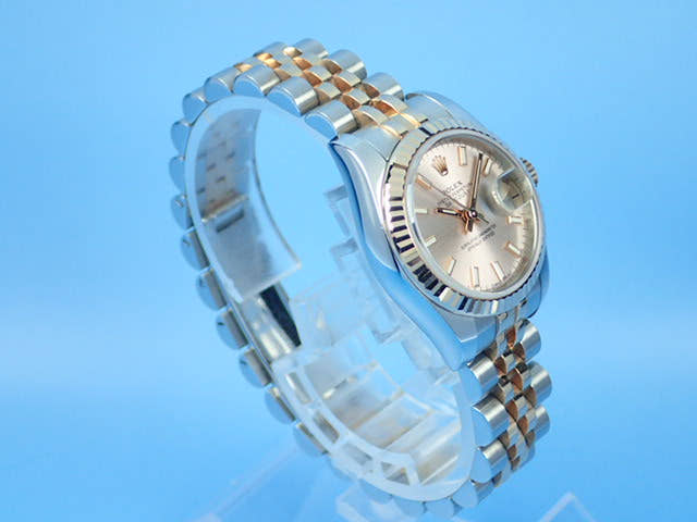 ロレックス デイトジャスト Ref.179171 ピンクバーインデックス文字盤 中古 datejust-94 ジュビリーブレスレット