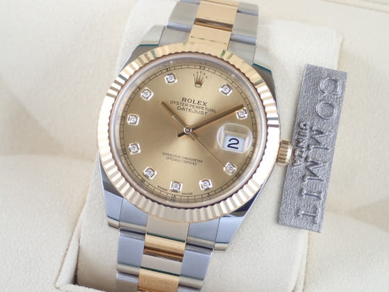 ロレックス デイトジャスト Ref.126333 シャンパン文字盤 中古 datejust-9