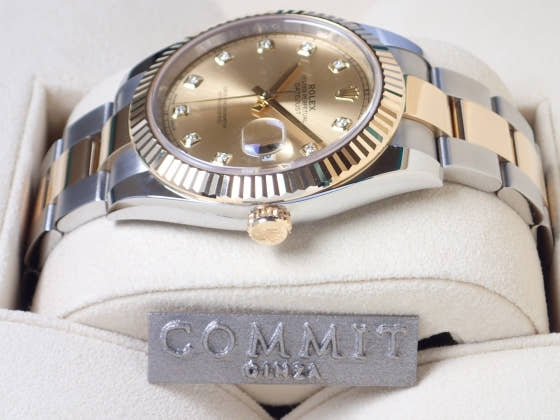 ロレックス デイトジャスト Ref.126333 シャンパン文字盤 中古 datejust-9