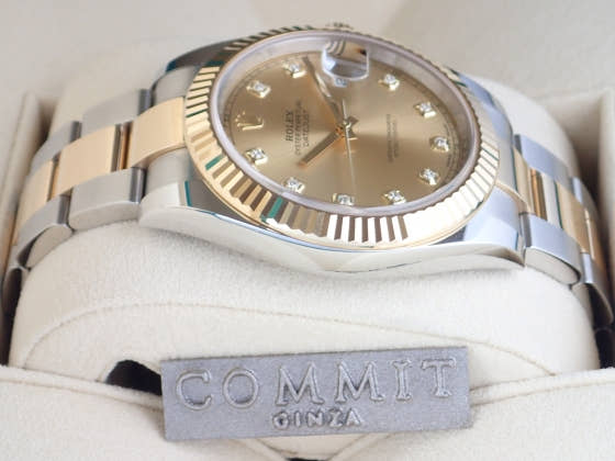 ロレックス デイトジャスト Ref.126333 シャンパン文字盤 中古 datejust-9
