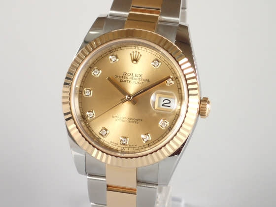 ロレックス デイトジャスト Ref.126333 シャンパン文字盤 中古 datejust-9