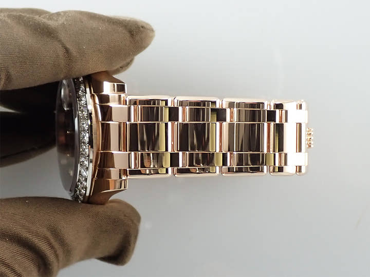 Rolex Datejust Pearlmaster Ref. 86285 Everose Gold Aubergine Dial