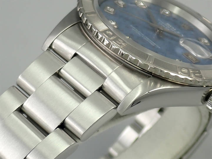 ロレックス デイトジャスト Ref.16264 ステンレススチール/ホワイトゴールド ソーダライトx10Pダイヤ文字盤