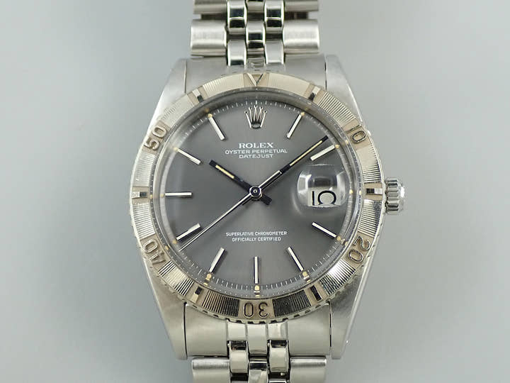ロレックス デイトジャスト Ref.1625/4 ステンレススチール/ホワイトゴールド グレー文字盤 ジュビリーブレスレット