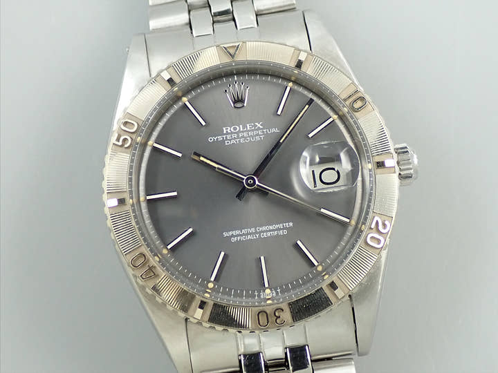 ロレックス デイトジャスト Ref.1625/4 ステンレススチール/ホワイトゴールド グレー文字盤 ジュビリーブレスレット