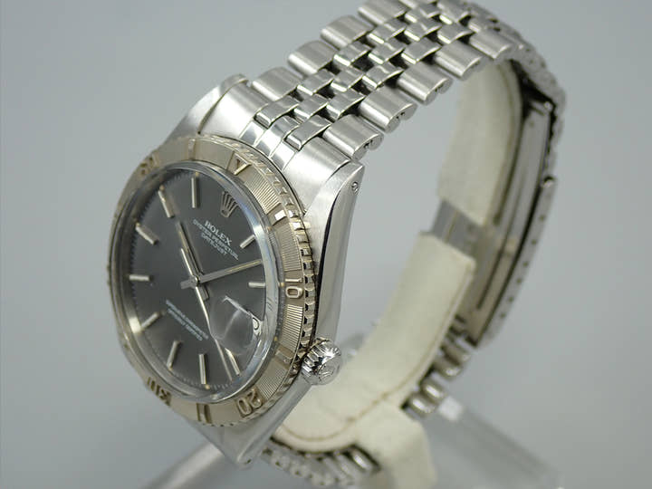 ロレックス デイトジャスト Ref.1625/4 ステンレススチール/ホワイトゴールド グレー文字盤 ジュビリーブレスレット