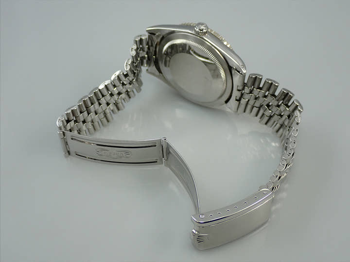 ロレックス デイトジャスト Ref.1625/4 ステンレススチール/ホワイトゴールド グレー文字盤 ジュビリーブレスレット