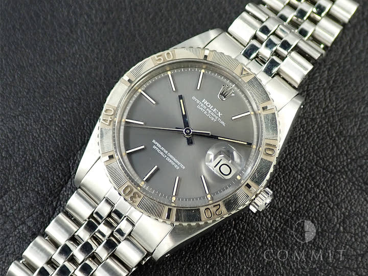 ロレックス デイトジャスト Ref.1625/4 ステンレススチール/ホワイトゴールド グレー文字盤 ジュビリーブレスレット