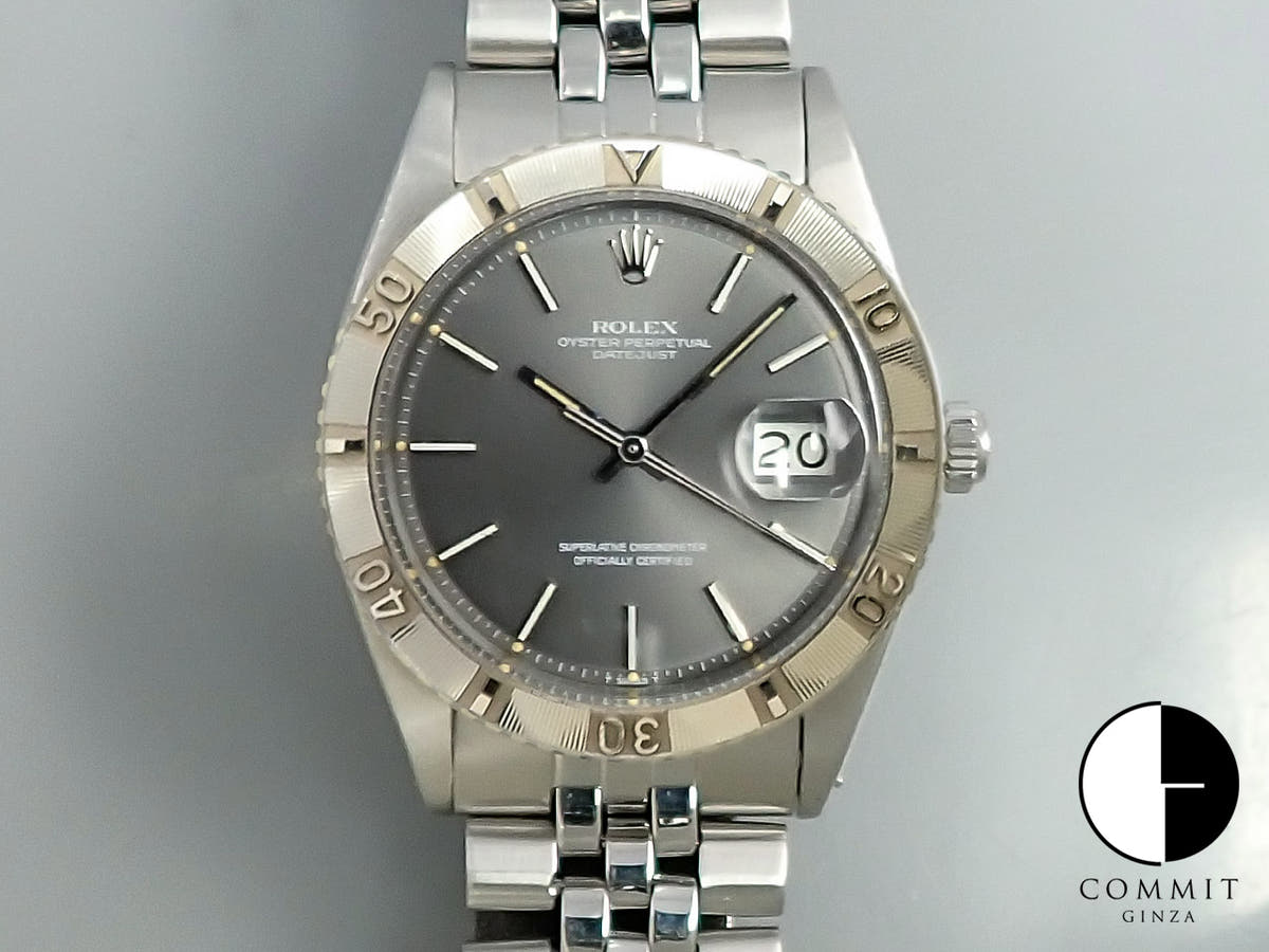 ロレックス デイトジャスト Ref.1625/4 ステンレススチール/ホワイトゴールド グレー文字盤 ジュビリーブレスレット