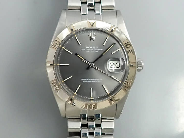 ロレックス デイトジャスト Ref.1625/4 ステンレススチール/ホワイトゴールド グレー文字盤 ジュビリーブレスレット