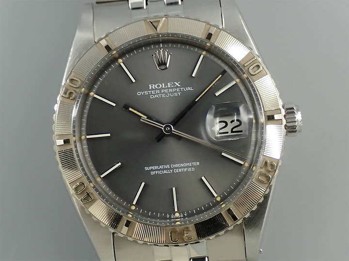 ロレックス デイトジャスト Ref.1625/4 ステンレススチール/ホワイトゴールド グレー文字盤 ジュビリーブレスレット