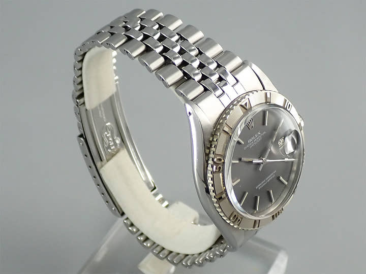 ロレックス デイトジャスト Ref.1625/4 ステンレススチール/ホワイトゴールド グレー文字盤 ジュビリーブレスレット