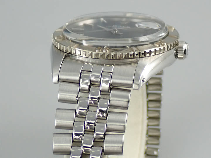 ロレックス デイトジャスト Ref.1625/4 ステンレススチール/ホワイトゴールド グレー文字盤 ジュビリーブレスレット