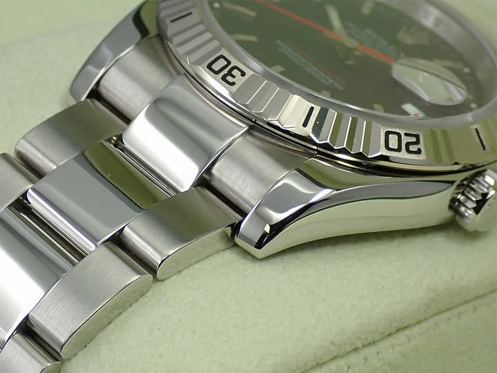 ロレックス デイトジャスト ターノグラフ Ref.116264 ステンレススチール/ホワイトゴールド ブラック文字盤 オイスターブレスレット