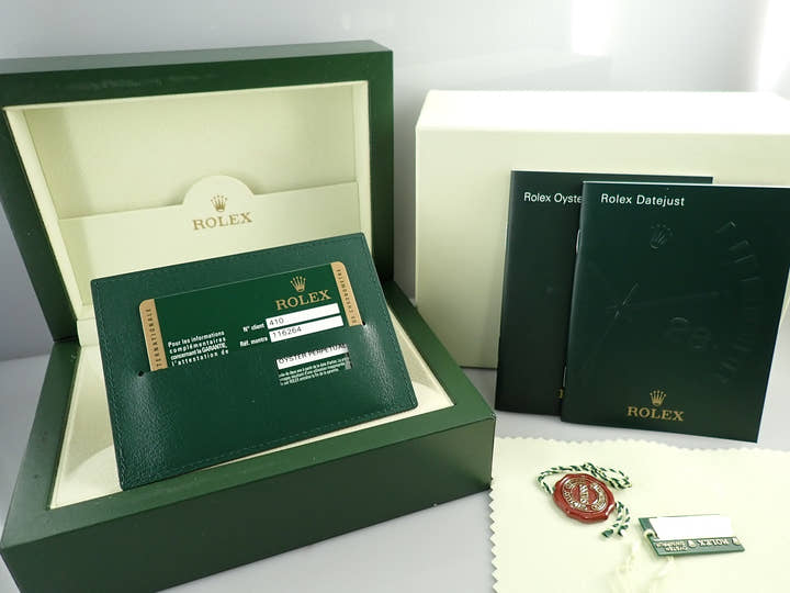 ロレックス デイトジャスト ターノグラフ Ref.116264 ステンレススチール/ホワイトゴールド ブルー文字盤 オイスターブレスレット