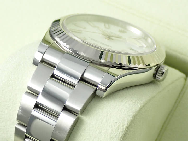 ロレックス デイトジャストII Ref.116334 ステンレススチール/ホワイトゴールド ホワイト文字盤