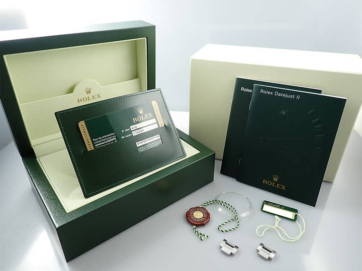 ロレックス デイトジャストII Ref.116334 ステンレススチール/ホワイトゴールド ホワイト文字盤