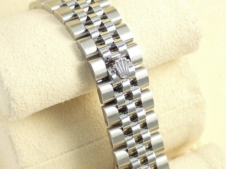 ロレックス デイトジャスト28 Ref.279384RBR ステンレススチール/ホワイトゴールド シルバーxダイヤ文字盤 ジュビリーブレスレット