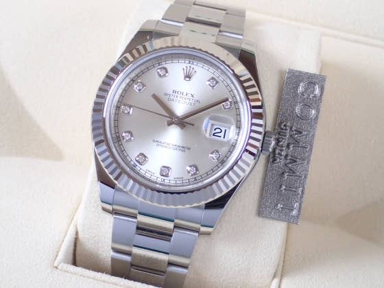 ロレックス デイトジャスト Ref.116334G シルバー文字盤 中古 datejust2
