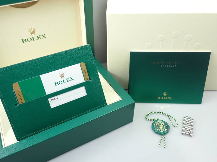 ロレックス デイトジャスト31 Ref.178274 ステンレススチール/ホワイトゴールド メテオライト文字盤 ジュビリーブレスレット