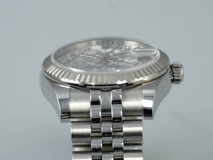 ロレックス デイトジャスト31 Ref.178274 ステンレススチール/ホワイトゴールド メテオライト文字盤 ジュビリーブレスレット